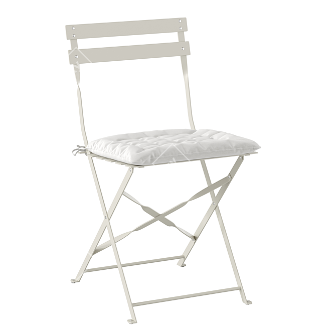 French Bistro Patio Set 3D model image 4