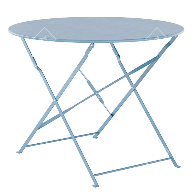 French Bistro Patio Set 3D model image 5