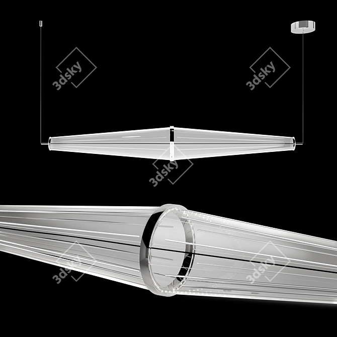 Quasar E2T Pendant Light Duo 3D model image 1