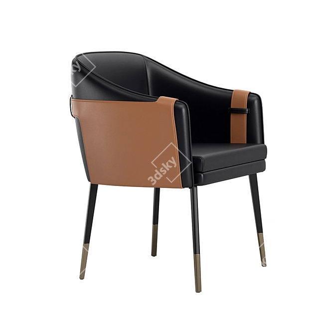 Modern Stylish Seating Set 3D model image 5