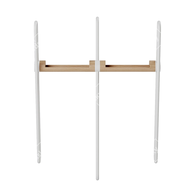 Stylish Acrobat Coat Rack 3D model image 4