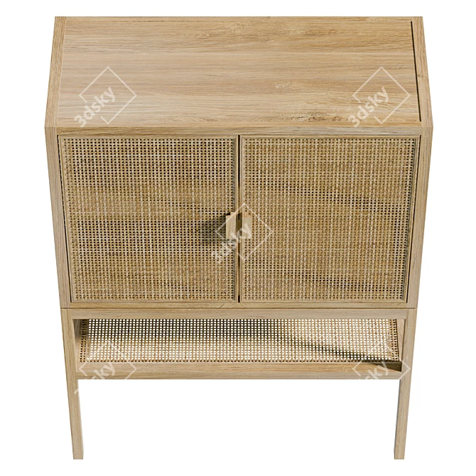 Bloomingville Sanna Cupboard - Realistic Detailed Model 3D model image 3