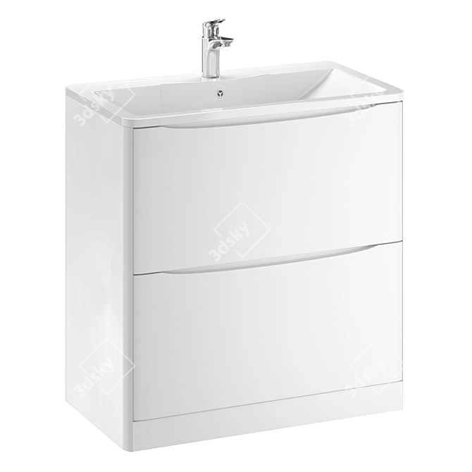 BelBagno Acqua Sink Vanity Combo 3D model image 1