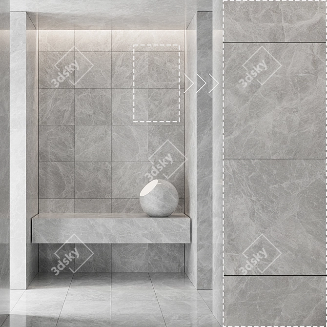 Corona Marble Stone Texture Set 3D model image 4