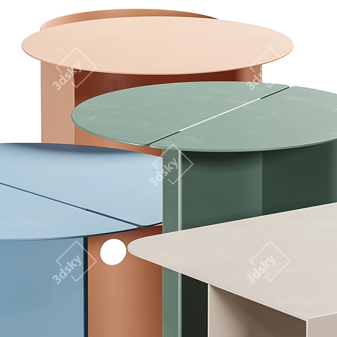 Stylish Journal Tables by Divan.ru 3D model image 3