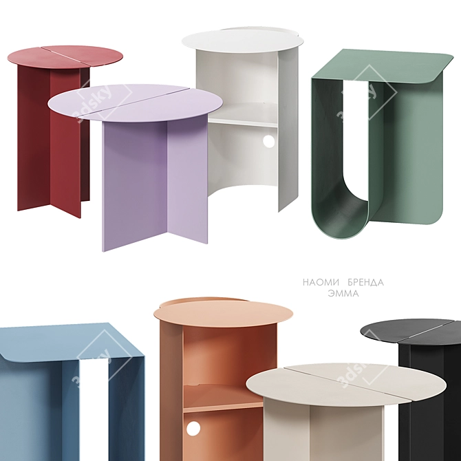 Stylish Journal Tables by Divan.ru 3D model image 4