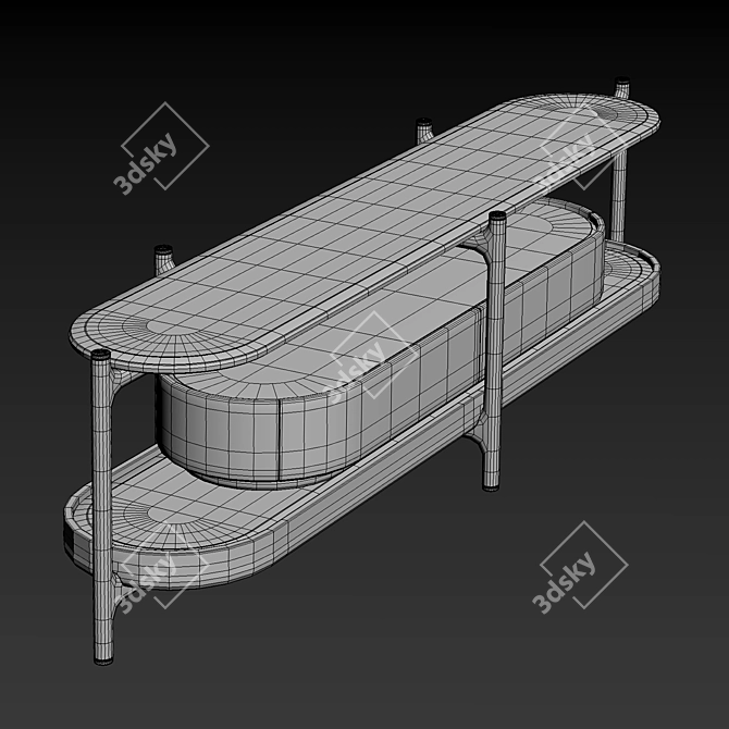 Elvemobilya TV Stand by Gogolov 3D model image 6