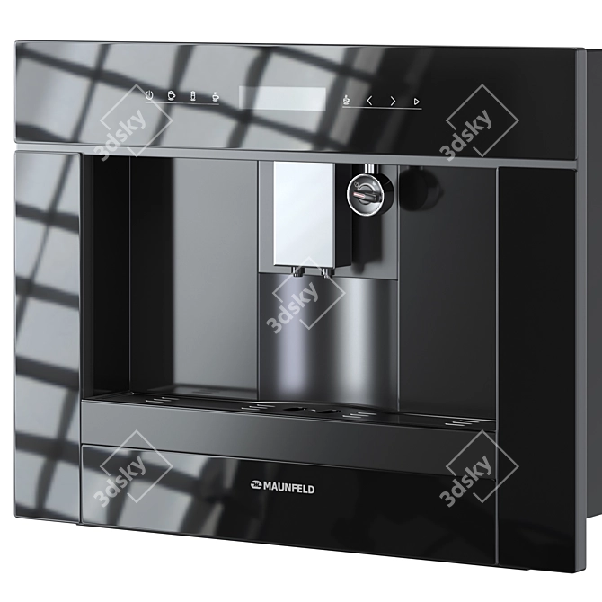 Maunfeld Built-In Oven & Coffee Maker 3D model image 2