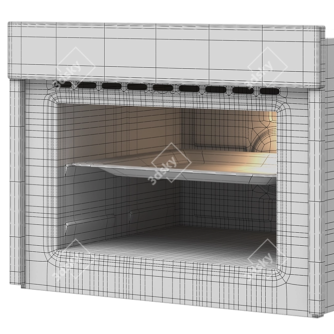 Maunfeld Built-In Oven & Coffee Maker 3D model image 5