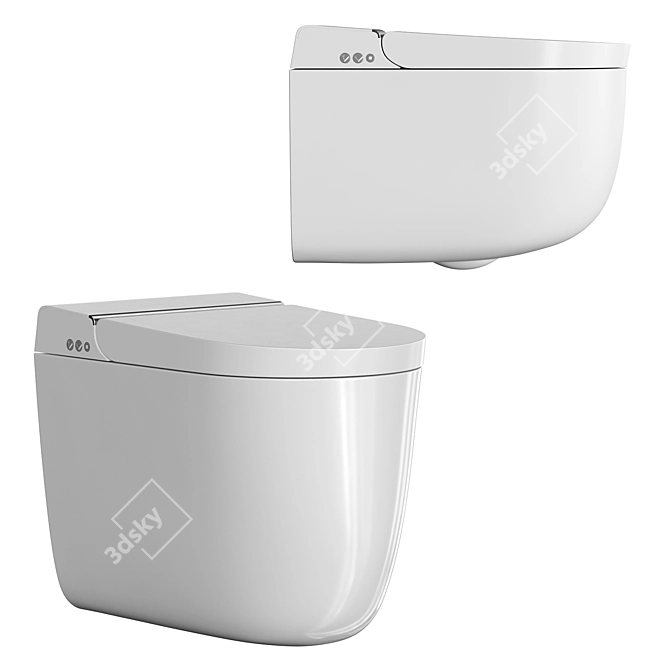 Artceram Hype Smart Bidet-Toilet 3D model image 2