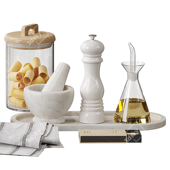 Kitchen Decor Set NG3, Zara Home 3D model image 4