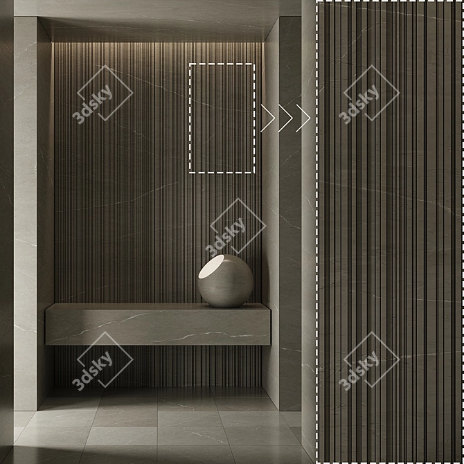 High Detail Marble Stone Texture 3D model image 3