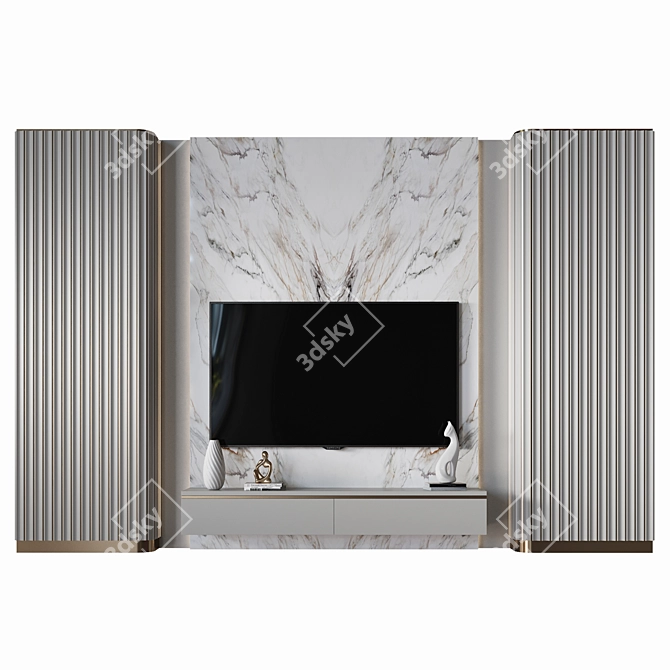 50-Inch TV Wall Mount 3D model image 2