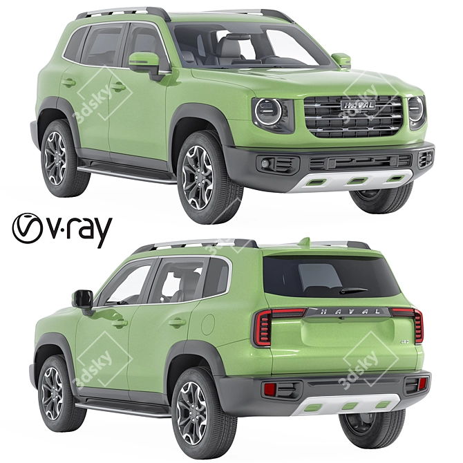 Haval Big Dog 3D Model 3D model image 1