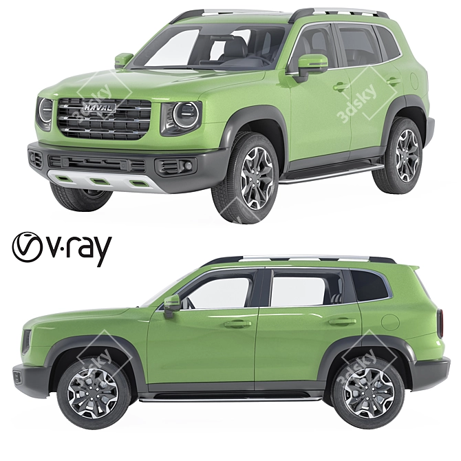 Haval Big Dog 3D Model 3D model image 2