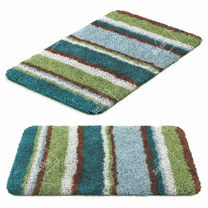 Microfiber Bathroom Mat IDDIS 3D model image 4