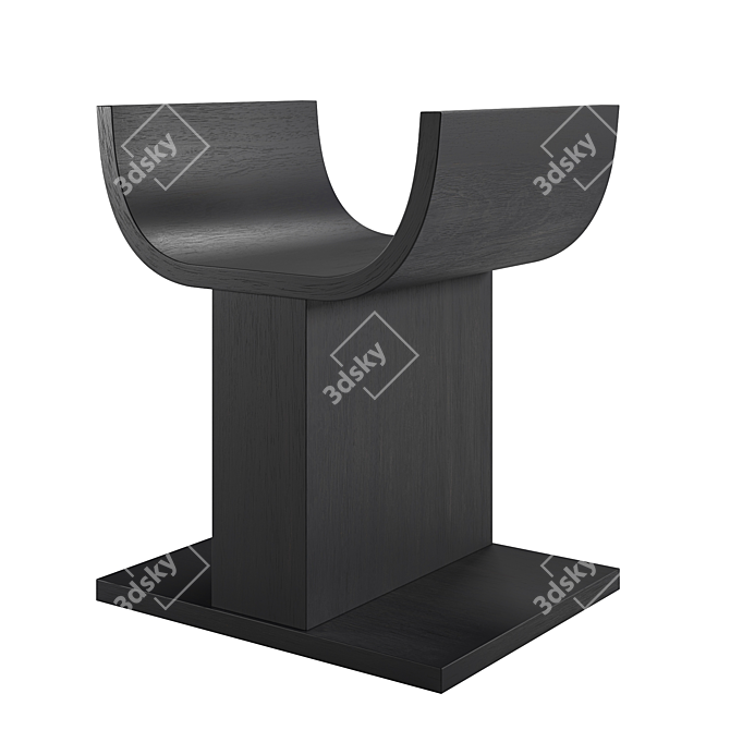 Chic and Modern Marko Stool 3D model image 1