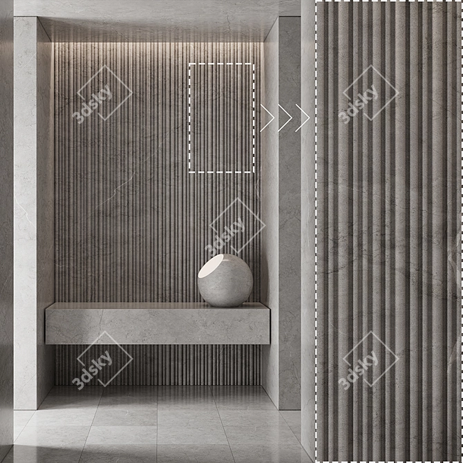 High Detail Marble Stone Texture 3D model image 2