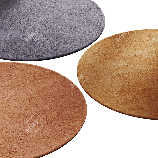 Renzo Round Rug, La Redoute 3D model image 4