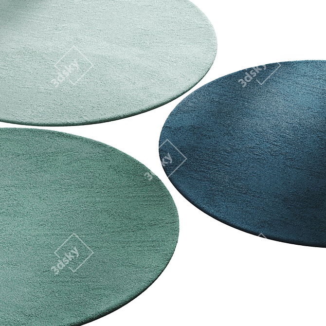 Renzo Round Rug, La Redoute 3D model image 5