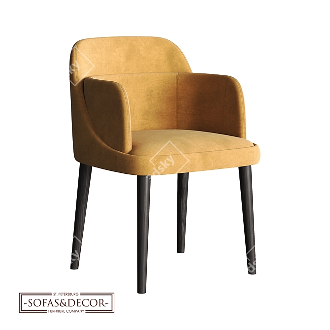 Customizable Ergonomic Chairs - Sofas&Decor 3D model image 1