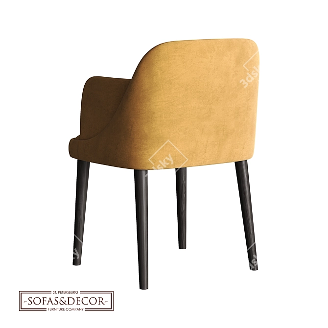 Customizable Ergonomic Chairs - Sofas&Decor 3D model image 2