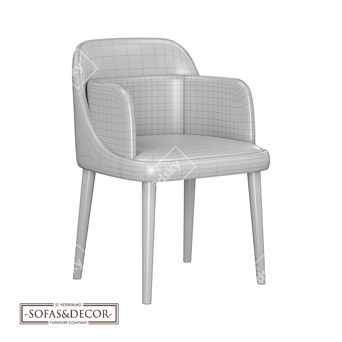 Customizable Ergonomic Chairs - Sofas&Decor 3D model image 4