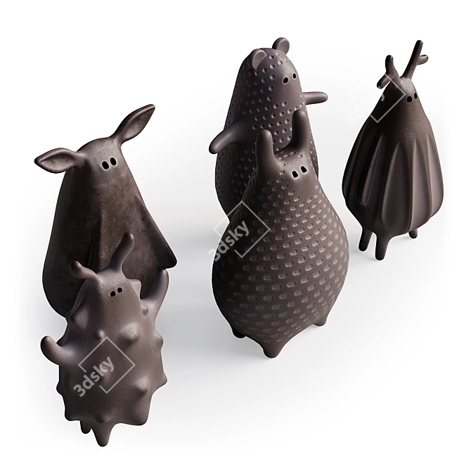 Ceramic Figurines 2017 Version 3D model image 3