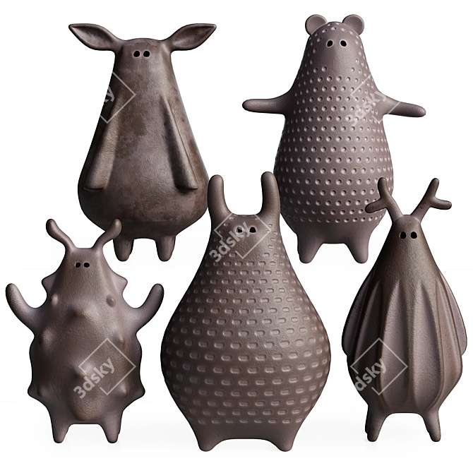 Ceramic Figurines 2017 Version 3D model image 8