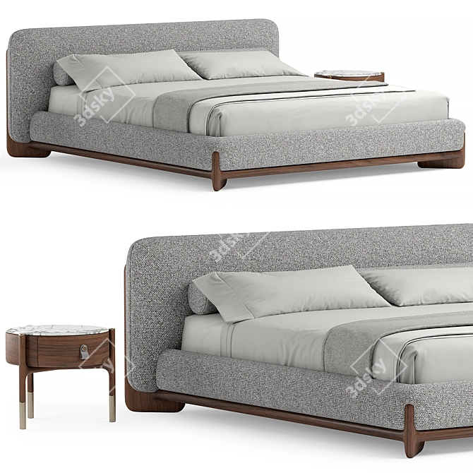 Elvemobilya Bed by Gogolov Art 3D model image 3