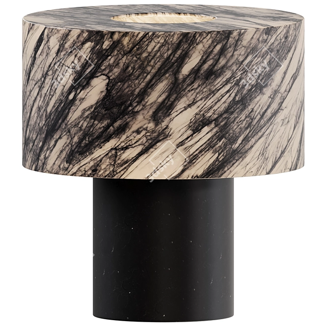 Elegant Biso Table Lamp 3D model image 1