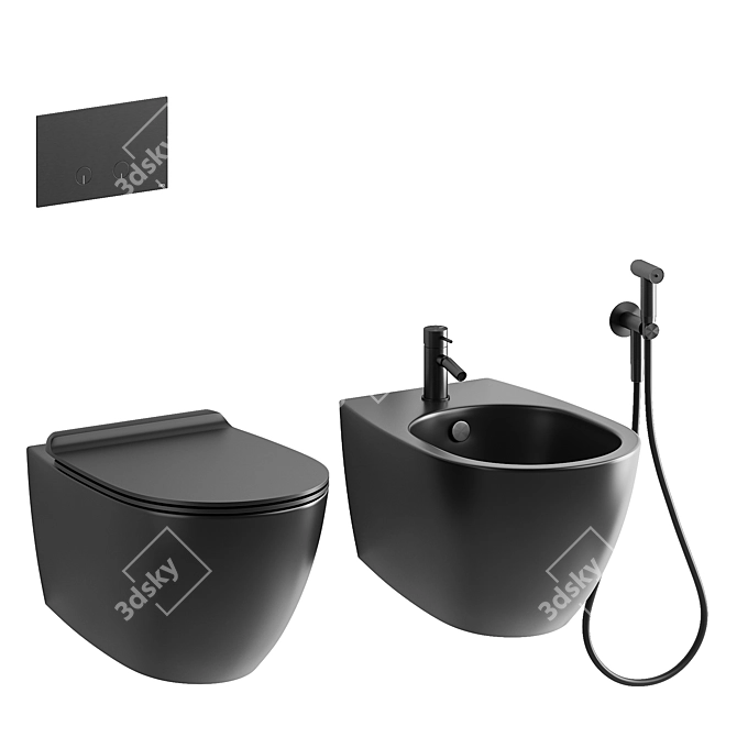 Luxury Bathroom Set: Simas Vignoni + CEA 3D model image 4