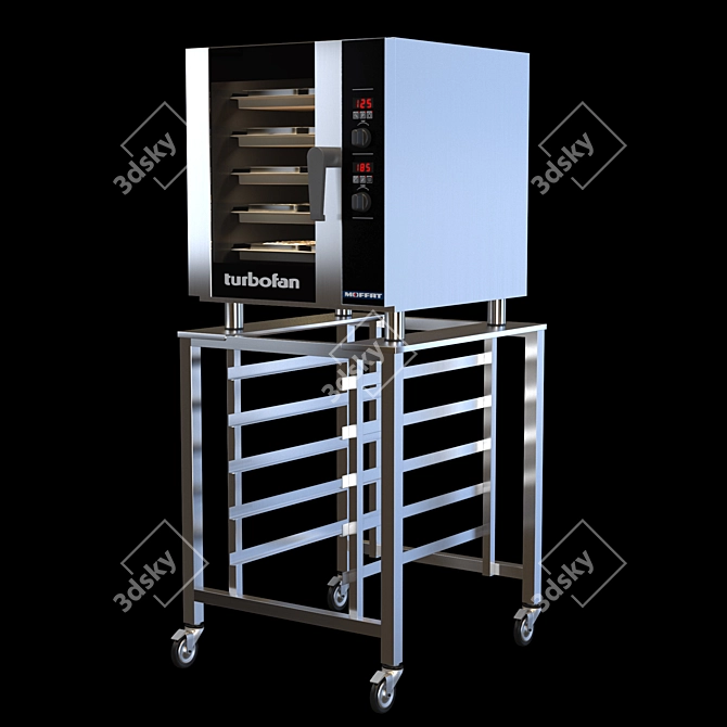 Efficient Moffat E33 Convection Oven 3D model image 5