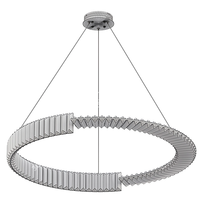 Omma Bronza LED Pendant Light 3D model image 3