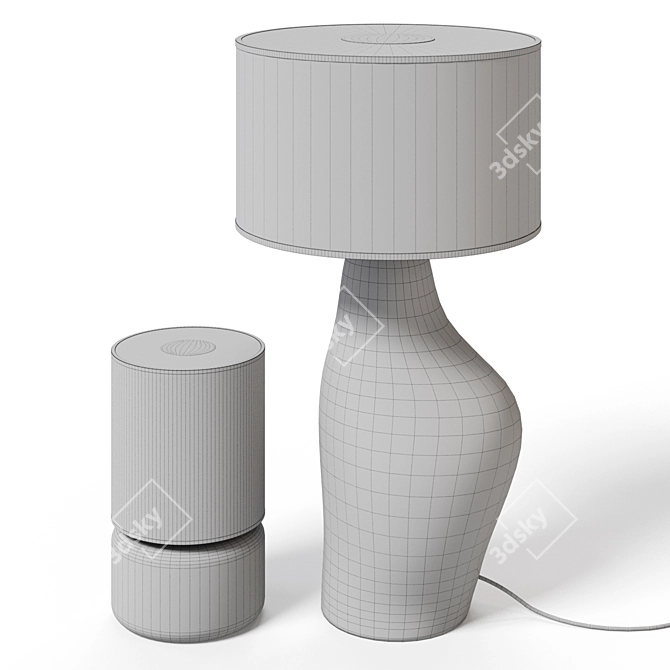  Modern Minimalist Dune Lamp 3D model image 3