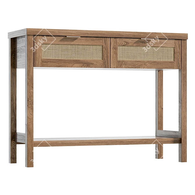 Tropical-inspired Console Table 3D model image 1