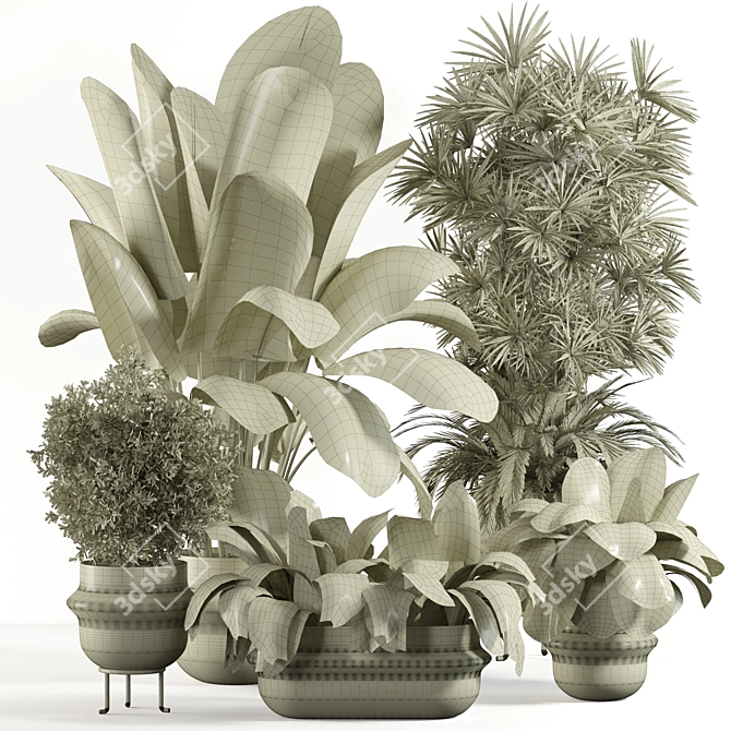 Custom Indoor Plant Model 193 3D model image 3