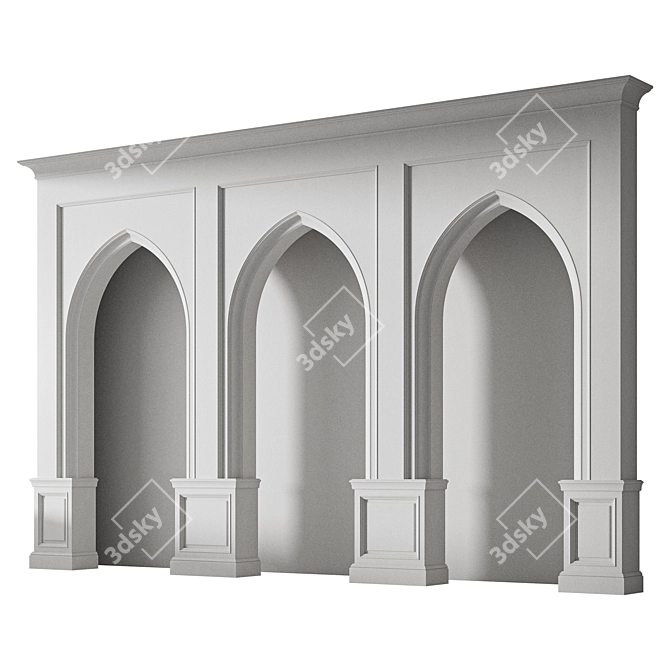 Adjustable Arabian Arch Kit 3D model image 6