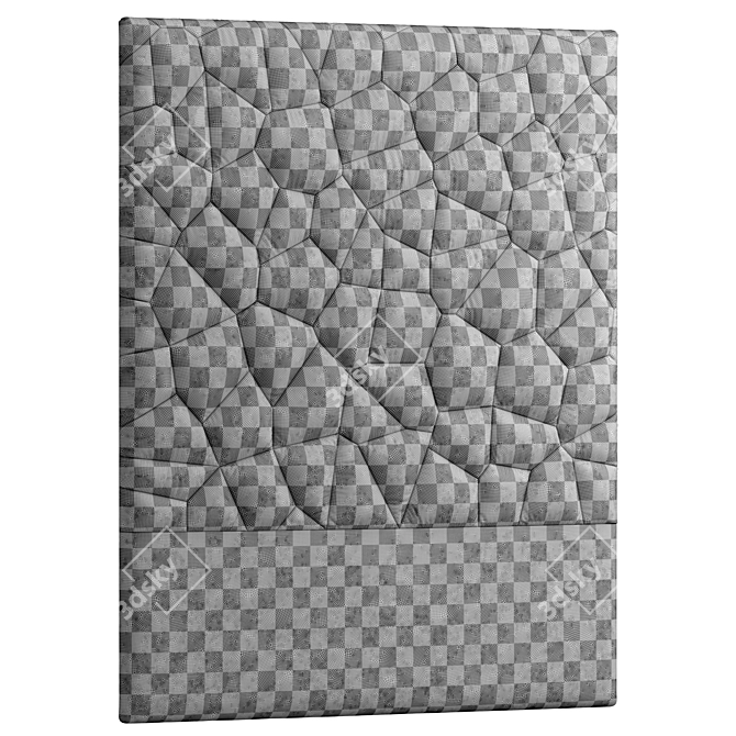  Versatile 3-Color Headboard 7 3D model image 5