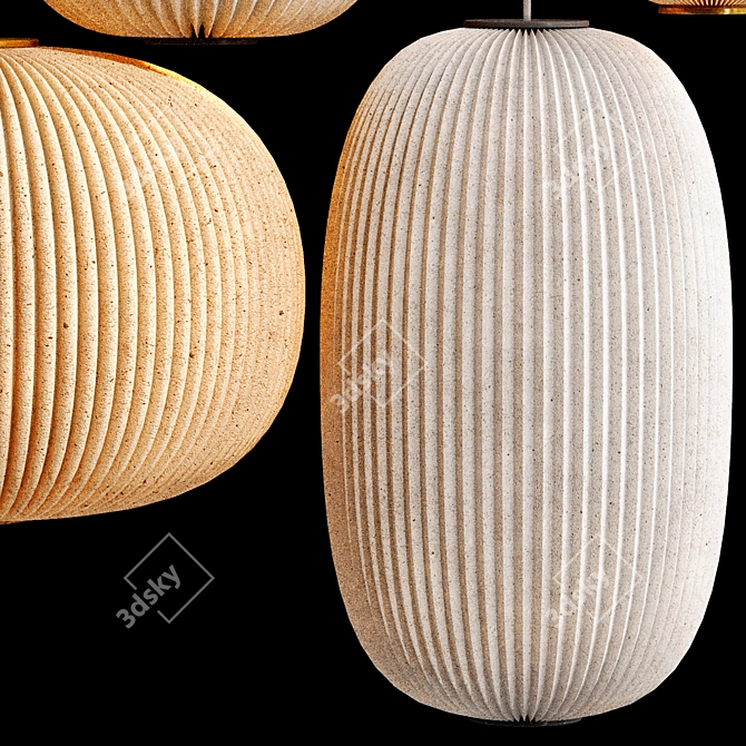 Le Klint Lamella Pendant Set 3D model image 7