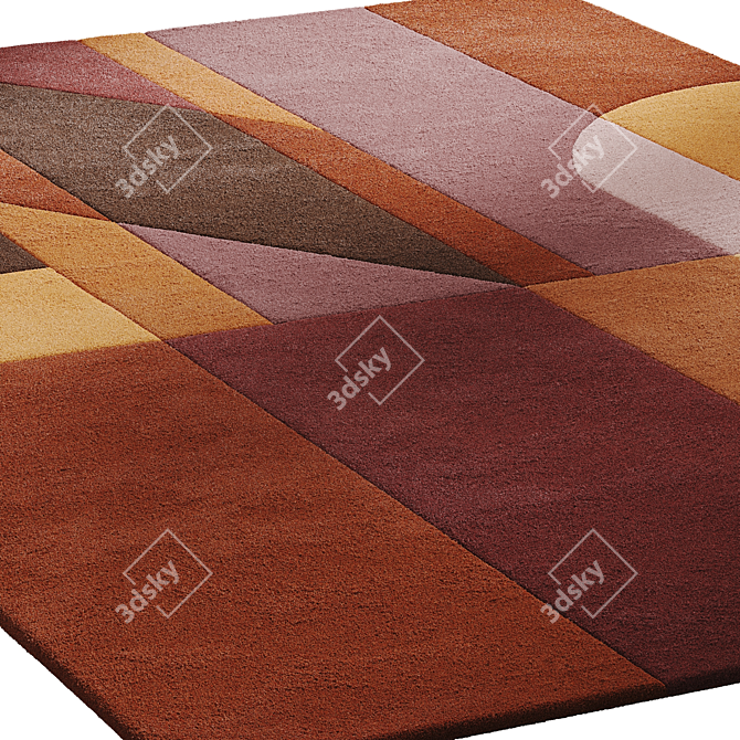 Imzi Wool Rug, La Redoute 3D model image 5