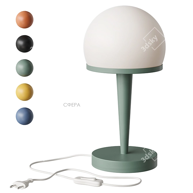 Sphere Table Lamp Divan.ru 3D model image 4