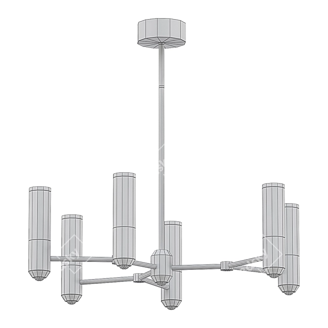 Birgel CH Modern Design Chandelier 3D model image 2