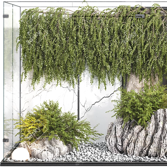 3D Interior Plant and Decor 3D model image 3