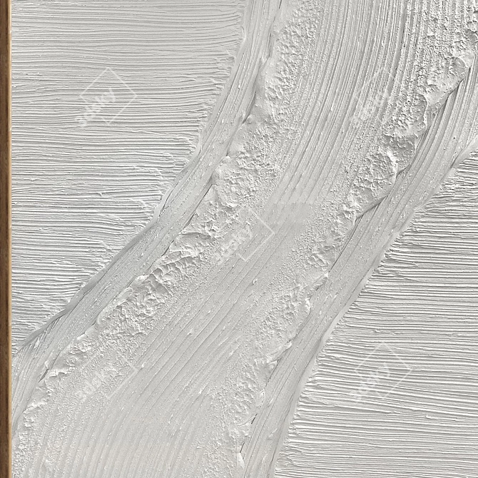 Plaster Texture 2-Photo Frame Set 3D model image 4