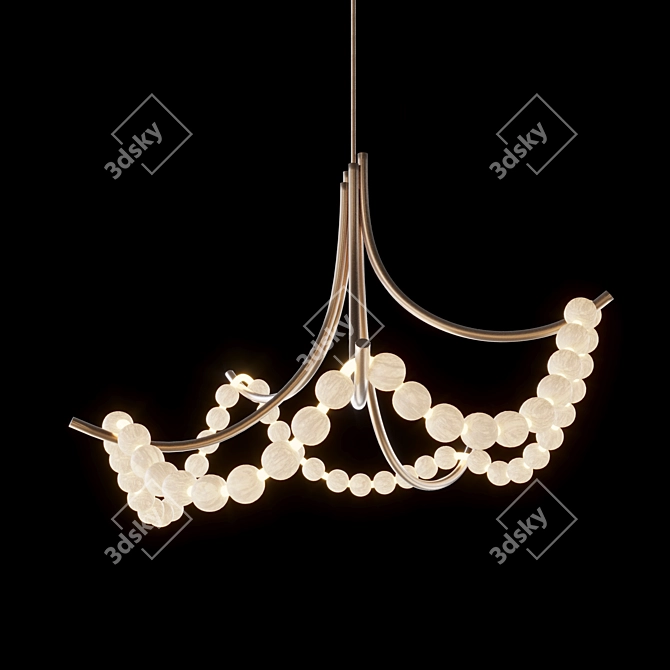  Adjustable Modern Pendant Light 3D model image 1