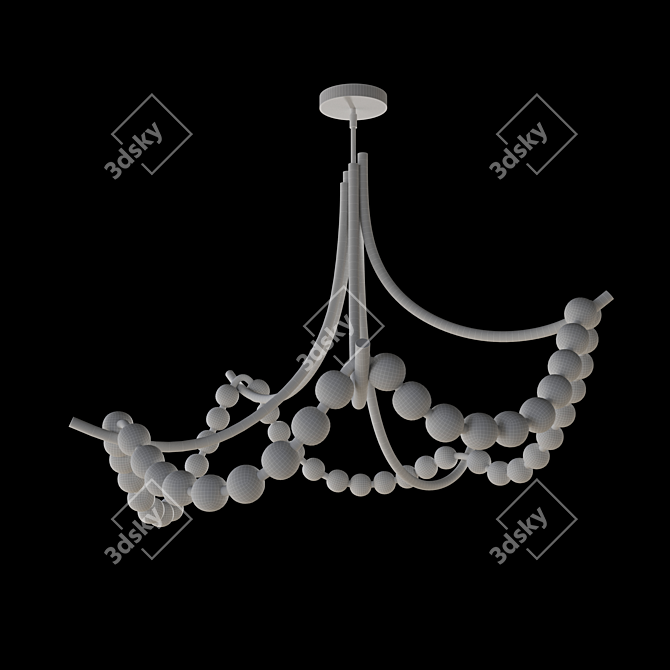  Adjustable Modern Pendant Light 3D model image 2