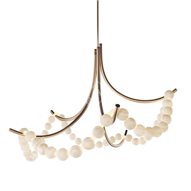  Adjustable Modern Pendant Light 3D model image 4