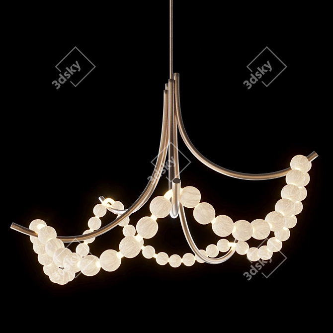  Adjustable Modern Pendant Light 3D model image 5