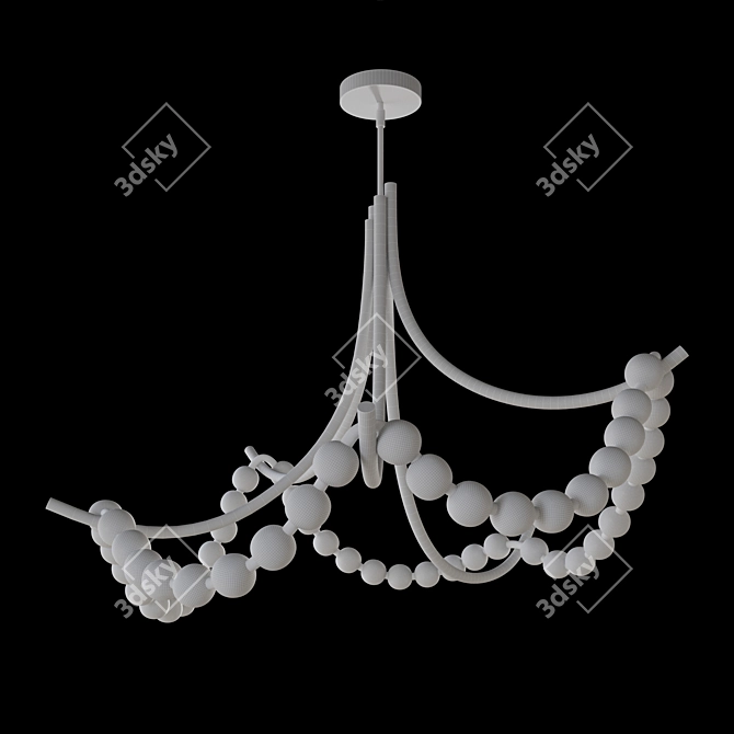  Adjustable Modern Pendant Light 3D model image 7